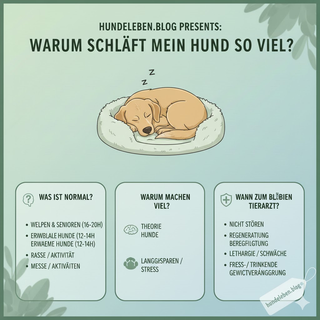 Warum schläft mein Hund so viel