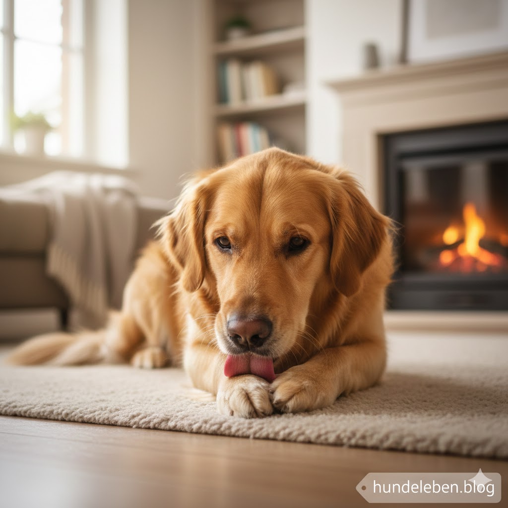 Warum lecken Hunde ihre Pfoten