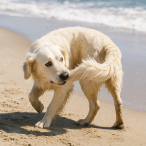 Schwanzjagen beim Hund