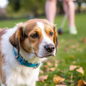 Hund schnüffeln Spaziergang