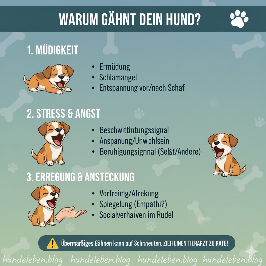 wenn mein Hund gähnt