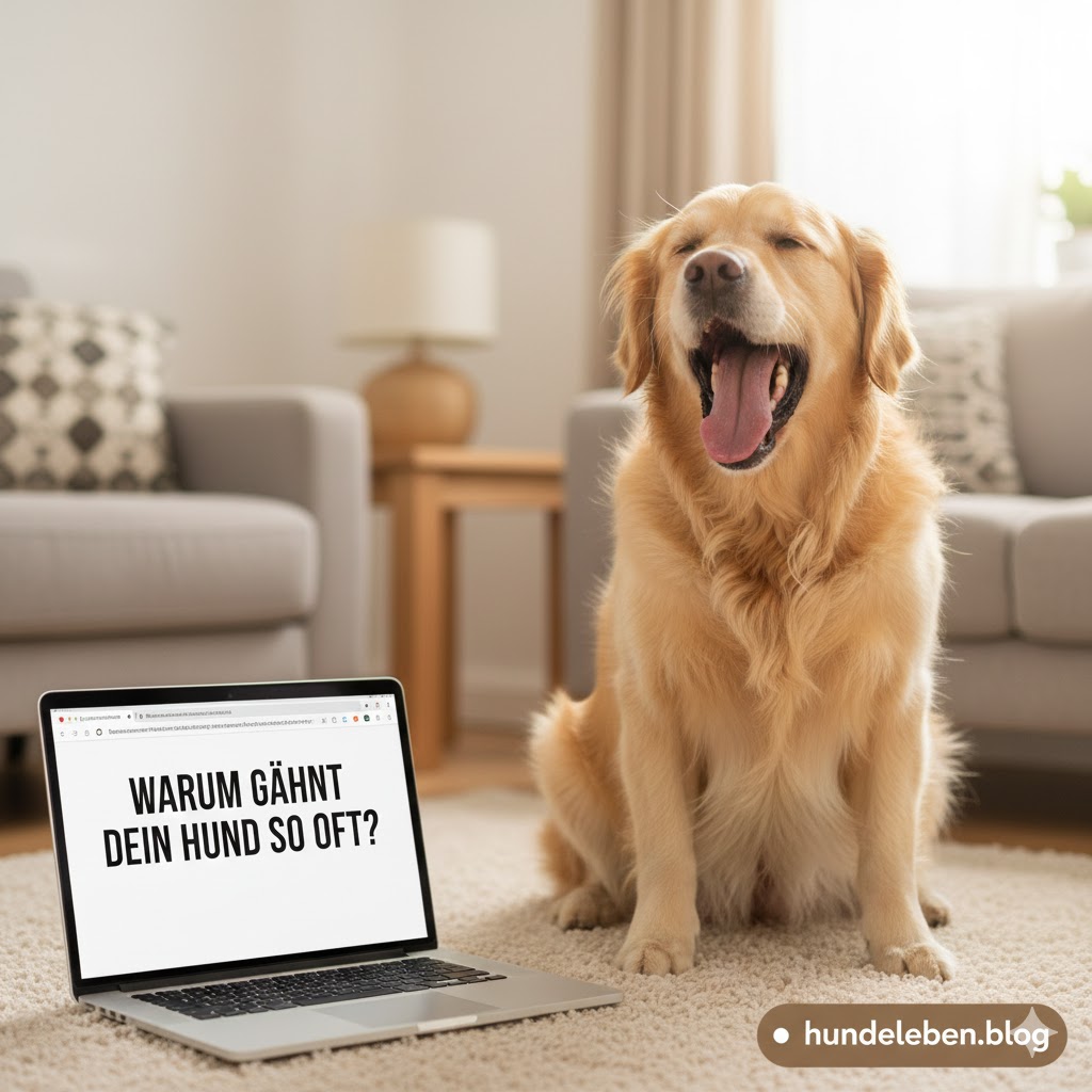 wenn mein Hund gähnt