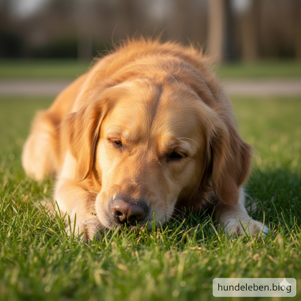 Warum reiben Hunde ihre Gesichter