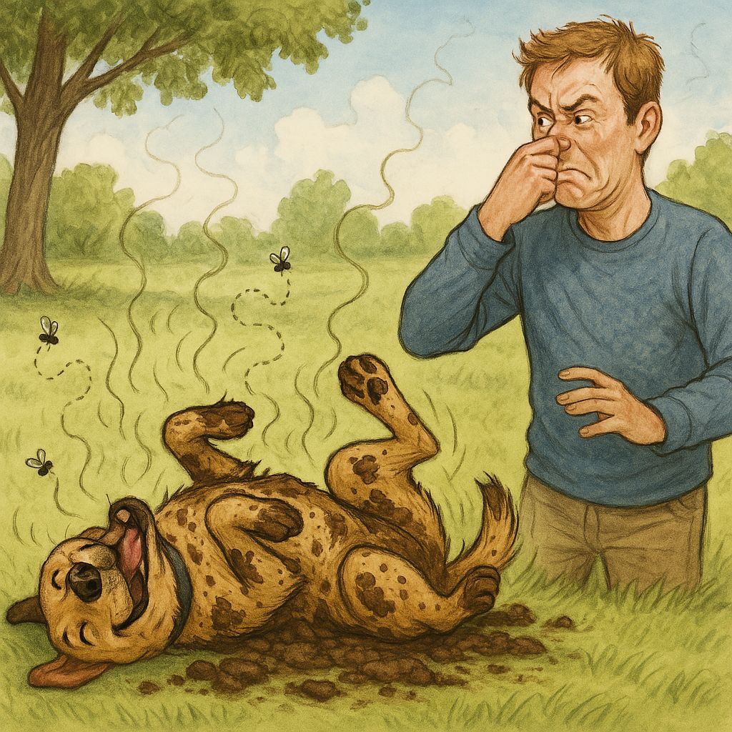 Warum Hunde sich in Kot wälzen