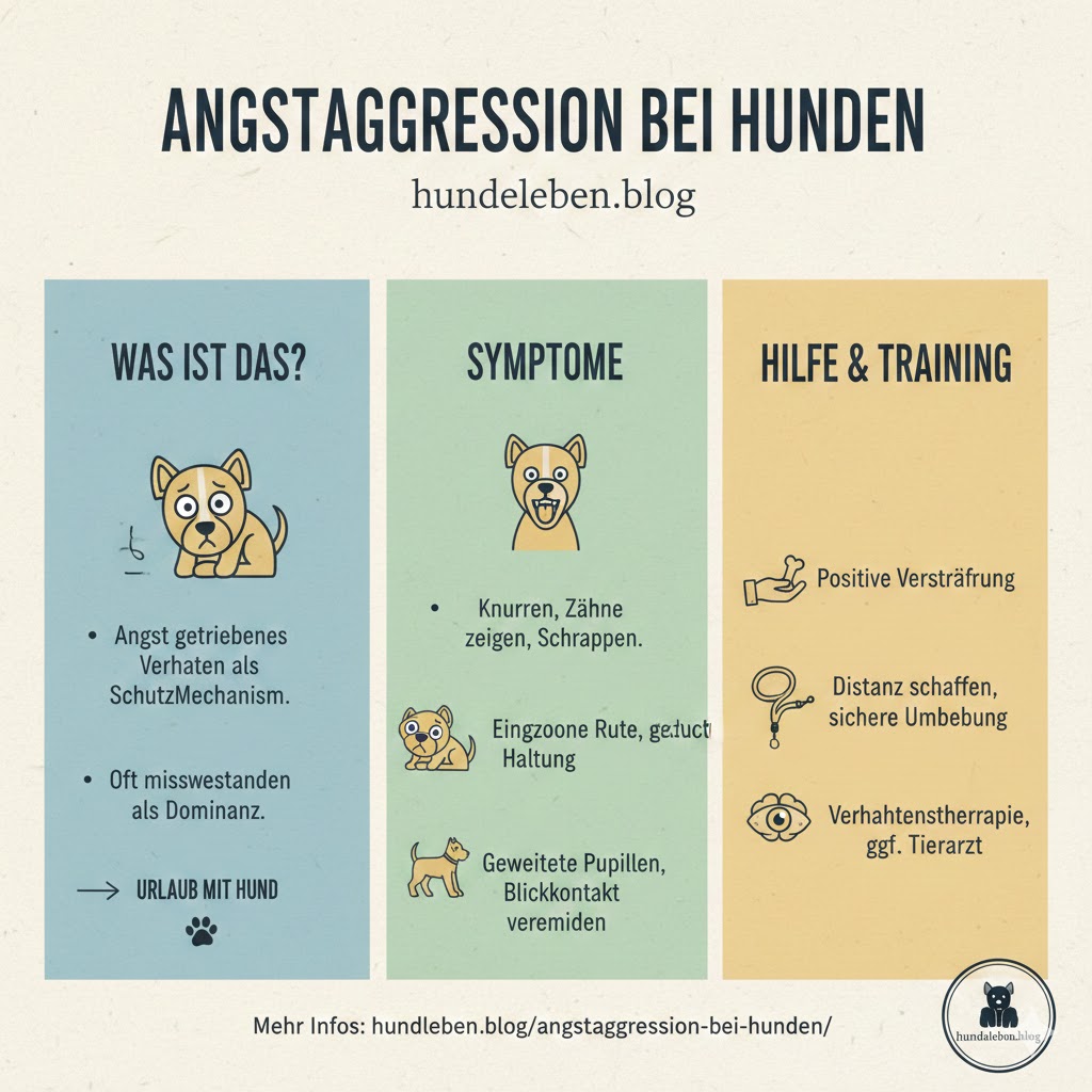 Angstaggression bei Hunden erkennen