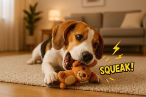 Warum Hunde Quietschspielzeug lieben