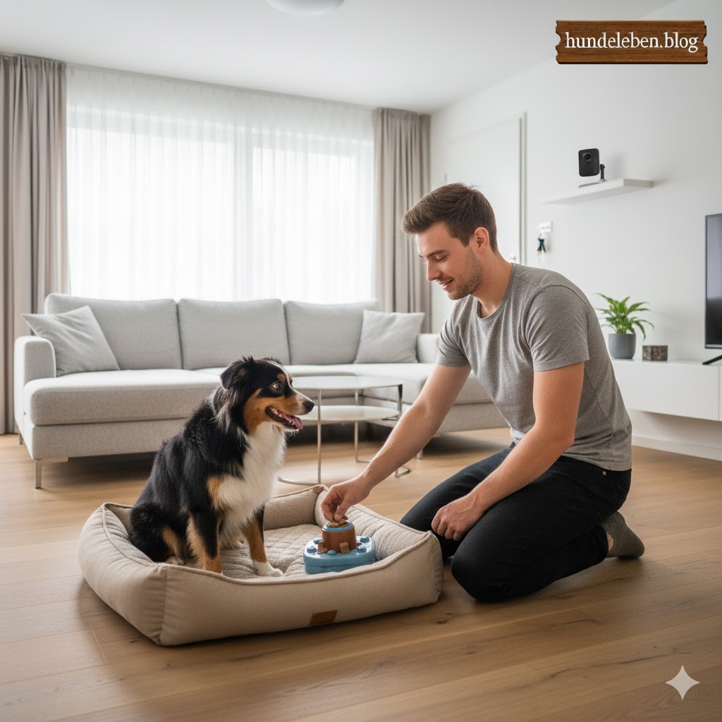 Hund beibringen, allein zu bleiben