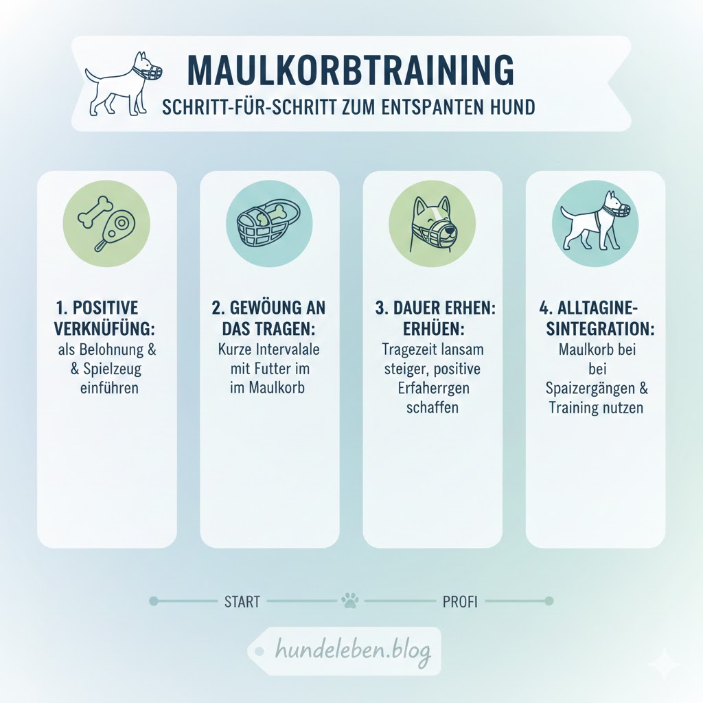 Maulkorbtraining für Hunde