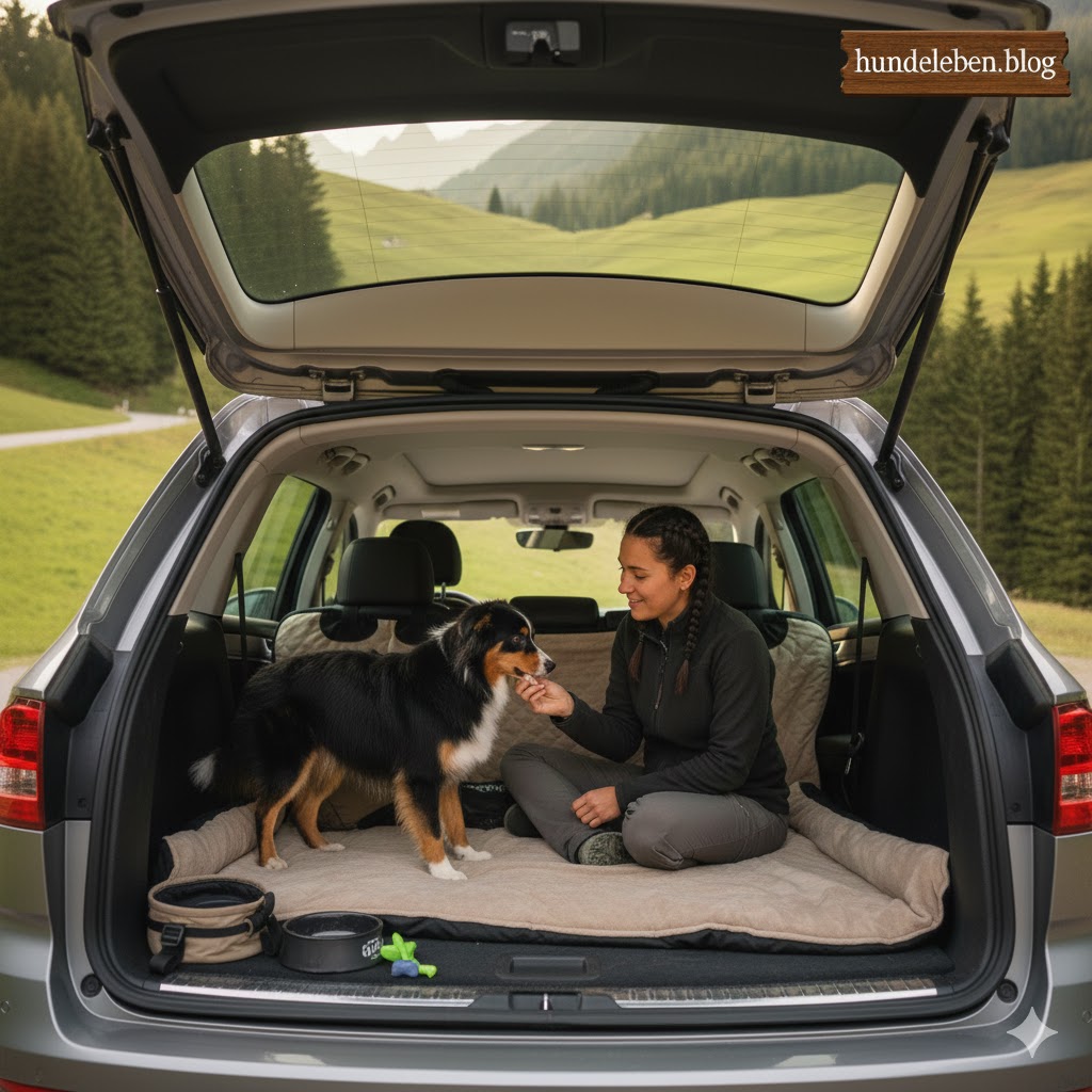  um Ihren Hund ans Autofahren zu gewöhnen